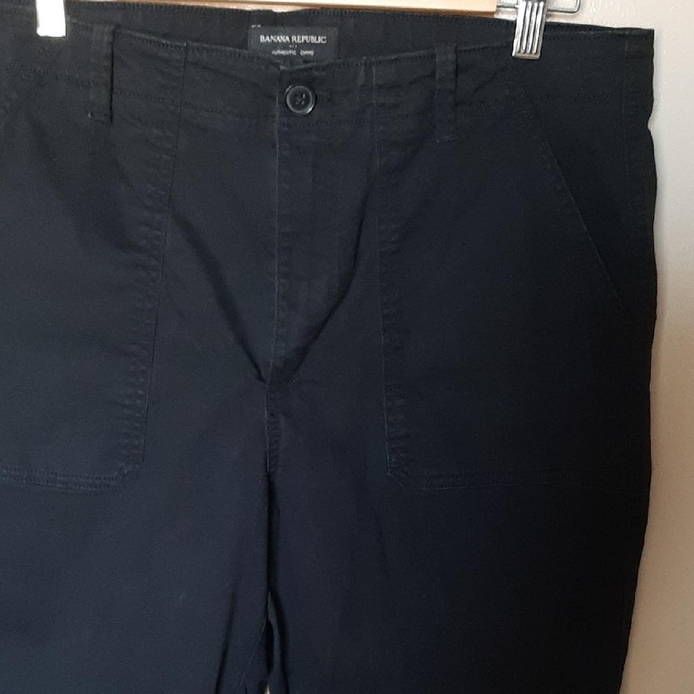Banana Republic Black Authentic Chino Pants.
